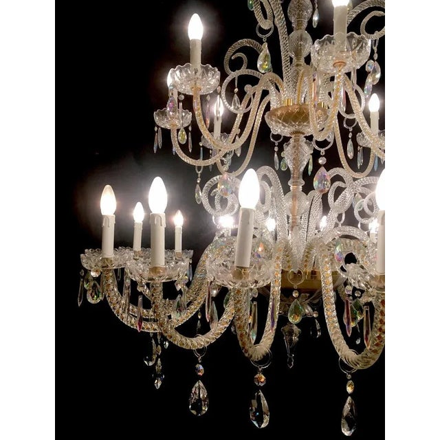 24-Light Chandelier from FG, 1980s For Sale - Image 6 of 12