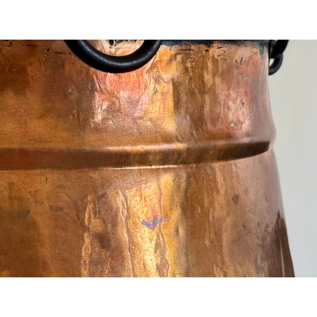 Copper 19th Century French Copper Cauldron For Sale - Image 8 of 15