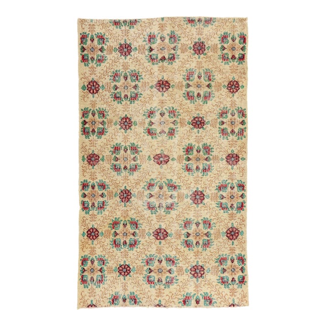 Vintage Turkish Sivas Rug - 03'11x 06'09 For Sale