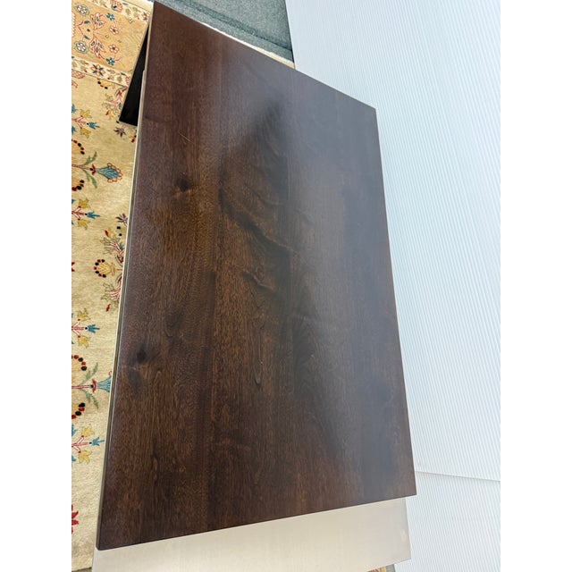 Wood Harris Rubin Overlay Coffee Table For Sale - Image 7 of 12