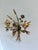 Italian Hand-Painted Tole Floral Bouquet Wall Sconce, 1940s For Sale - Image 4 of 18