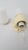 Ceramic and Opaline Glass Model 6068 Double Wall Light by Wilhelm Wagenfeld for Lindner Leuchten For Sale - Image 3 of 4
