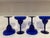 Vintage Libbey Cobalt Blue Margarita Glasses – Set of 4 – 8oz – Retro 1980’s Barware Add a bold pop of color and 80’s...