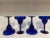 Vintage Libbey Cobalt Blue Margarita Glasses – Set of 4 – 8oz – Retro 1980’s Barware Add a bold pop of color and 80’s...