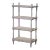 19th Century French Louis XVI Painted Oak Four-Tier Etagere For Sale