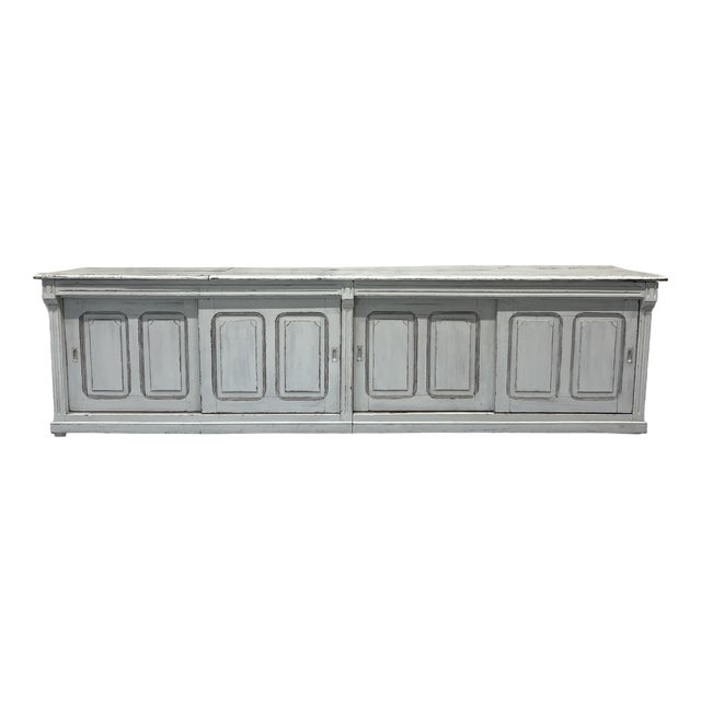 Shabby Chic French Dresser Base Sideboard, 1920s For Sale