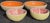 Set of Four Melon & Citrus Majolica Style Trompe L’Oleil Bowls For Sale - Image 4 of 11