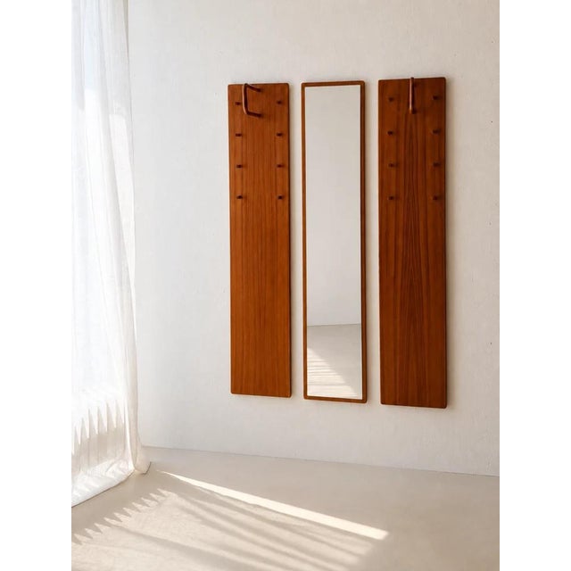 Teak Wardrobe Set by Kai Kristiansen for Vildbjerg Møbelfabrik, 1960s, Set of 3 For Sale - Image 11 of 12