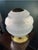 Metal Vintage Table Lamp in Speckled Glass and Brass from Verrerie De Clichy, 1970s For Sale - Image 7 of 13