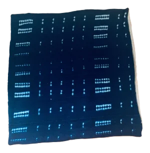 Restoration Hardware Shibori Indigo Floor Pillow Cover