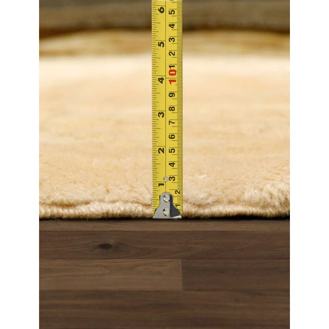 1910s Pasargad Home Antique Savonnerie Wool Area Rug-17' 8" X 20' 6" , Beige For Sale - Image 5 of 6