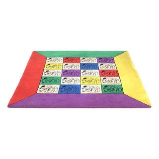 Rug by Jean-Charles De Castelbajac for Ko & Co, 1970s For Sale