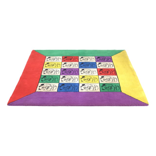 Rug by Jean-Charles De Castelbajac for Ko & Co, 1970s For Sale