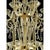 Contemporary Ornate Imperial Venetian Chandelier with Gold Curled Murano Glass by Simoeng for Simoeng For Sale - Image 3 of 9