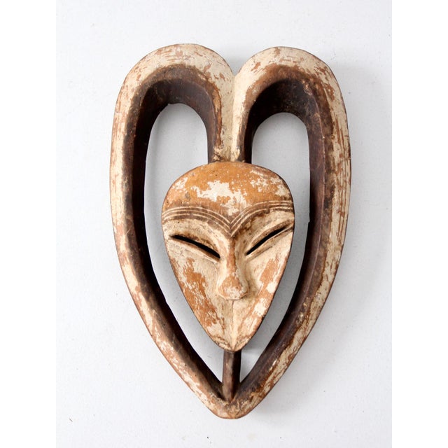 African Kwele Tribal Mask Chairish