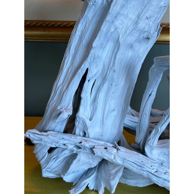 Vintage Mid-Century Modern Sculptural Driftwood Lamp For Sale - Image 12 of 13