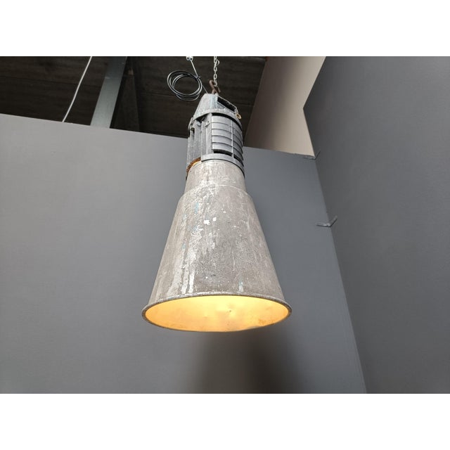 Large Industrial Pendant Lamp by Mazda, 1950s For Sale - Image 14 of 14