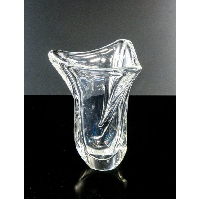 Glass Crystal Vase from Sevres, France For Sale - Image 7 of 7