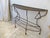 French Country Vintage Iron Garden Console For Sale - Image 3 of 5