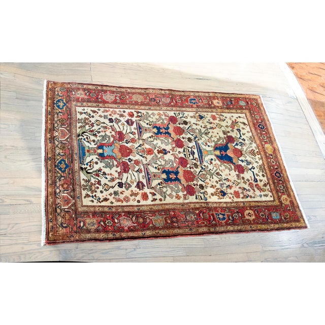 Early 20th Century Persian Senneh Rug For Sale - Image 16 of 16