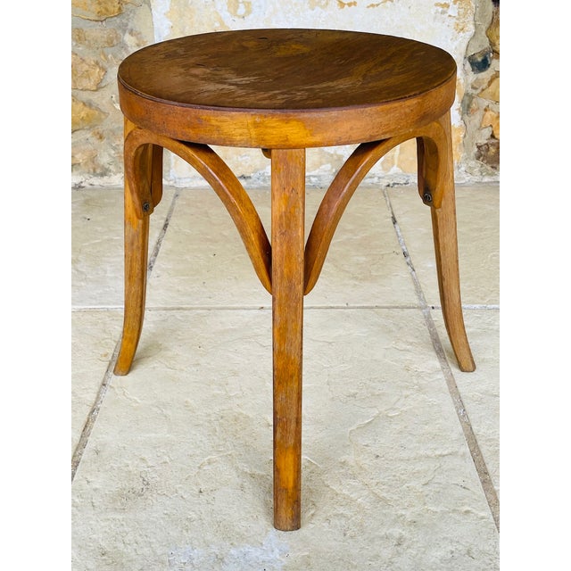 Vintage Model 92 Stool from Baumann, 1950s For Sale - Image 18 of 18