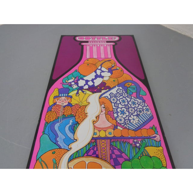 Psychedelic JRM Tinprint Metal Picture by Ivan Ripley, 1960s For Sale - Image 9 of 18