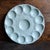 1930s Art Deco Aquamarine Blue Oyster Tray from Sarraguemines, 1930s For Sale - Image 5 of 5