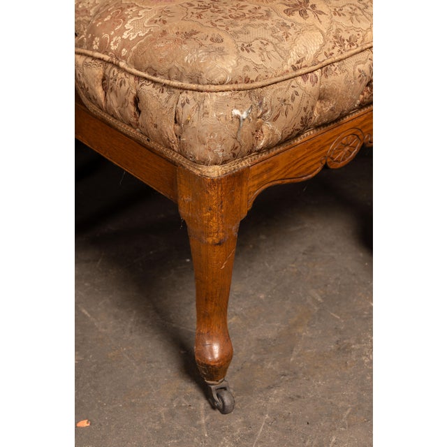 Late 19th Century Victorian Eastlake Carved Oak Parlor Suite – 6 Piece Set For Sale - Image 13 of 18