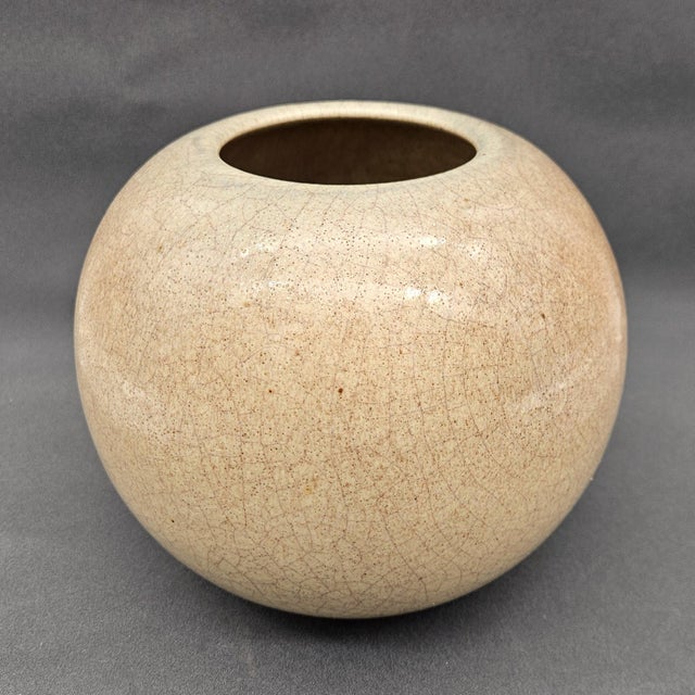Mid-Century Modern Vintage Ceramic Vase from Rüppurr Majolica Factory, 1930s For Sale - Image 3 of 7