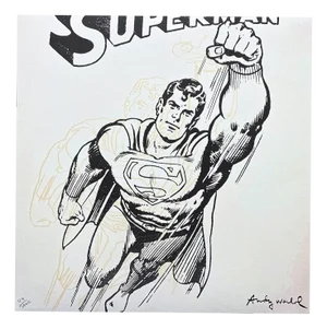 After Andy Warhol, Superman Black and White, 1980s, Print