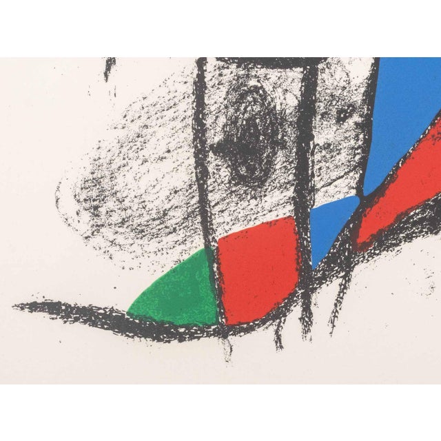 1970s Joan Miro "Lithograph Vi" Lithograph, 1975 For Sale - Image 5 of 10