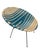 1960s Space Age Bali Pop Art Armchair in Woven Vinyl | Mid-Century Modern For Sale In West Palm - Image 6 of 11