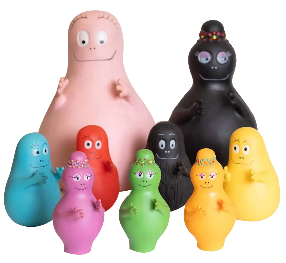 Barbapapa Family, 1974, Set of 9 | Chairish