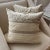 DWM | MALOOS 2000s Cream Damask Pattern Pillows - a Pair For Sale - Image 4 of 6