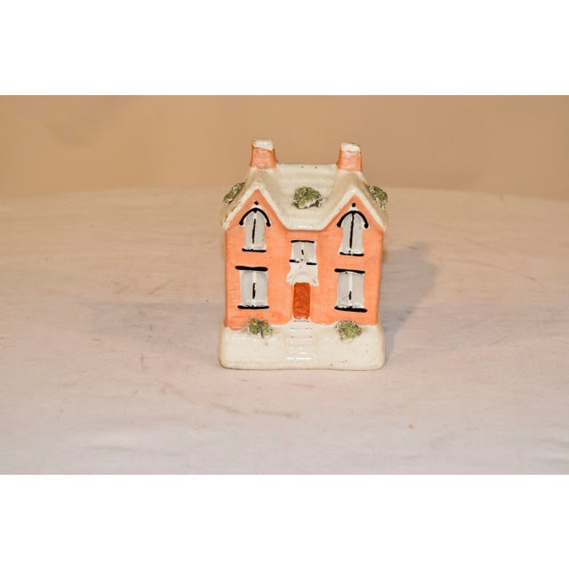 19th C Staffordshire Cottage Bank For Sale - Image 9 of 9
