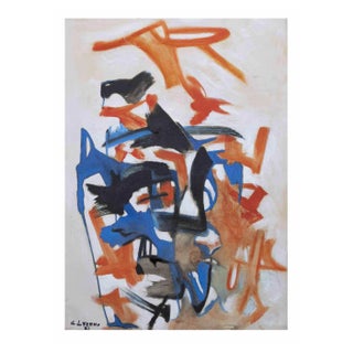 Giorgio Lo Fermo, Abstract Expression, Original Oil on Canvas, 2021 For Sale