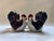 Farmhouse 1970s Magnetic Glazed Ceramic Turkey Salt & Pepper Shakers - Set of 4 For Sale - Image 3 of 18