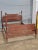 Traditional Late 20th Century Henkel Harris Wild Cherry Queen Size 4 Post Carved Bed Made in Virginia For Sale - Image 3 of 10