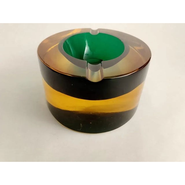 Large Murano Sommerso Glass Ashtray by Seguso, 1960s For Sale - Image 6 of 12