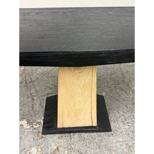 Wood Bobo Intriguing Objects Natural Wood Console Table For Sale - Image 7 of 12