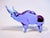 Mauve Rhinoceros Sculpture in Alexandrite Murano Glass from Licio Zanetti, 1960s For Sale - Image 8 of 9
