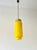 Mid-Century Modern Yellow Pendant Light attributed to Vetreria Vistosi Murano, 1960s For Sale - Image 6 of 15