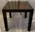Chinoiserie Mid Century Drexel "Et Cetera" Black & Gold Hand-Painted Chinoiserie Side Table For Sale - Image 3 of 8