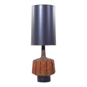 Mid Century Lava Glaze Table Lamp