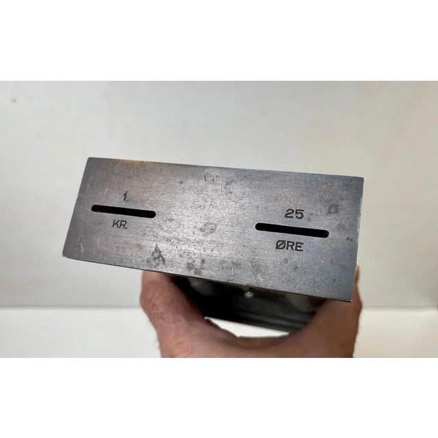 Art Deco Danish Money Bank & Thermometer by Architect Carl Einar Glahn, 1930s For Sale - Image 4 of 10