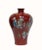 Chinese Red Painted Chinese Longevity Old Man & Kids Vase For Sale - Image 3 of 6