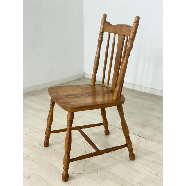 Country-Style Dining Chair in Wood For Sale - Image 3 of 8