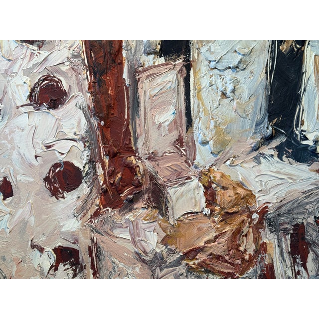 Hedi K. Ernst (b.1948, Swiss) Acrylic on Canvas Dated 1984 For Sale In Palm Springs - Image 6 of 15
