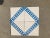 Moroccan Traditional Fez Design Reclaimed Cement Tiles, Set of 6 Blue and White For Sale In Palm Springs - Image 6 of 13