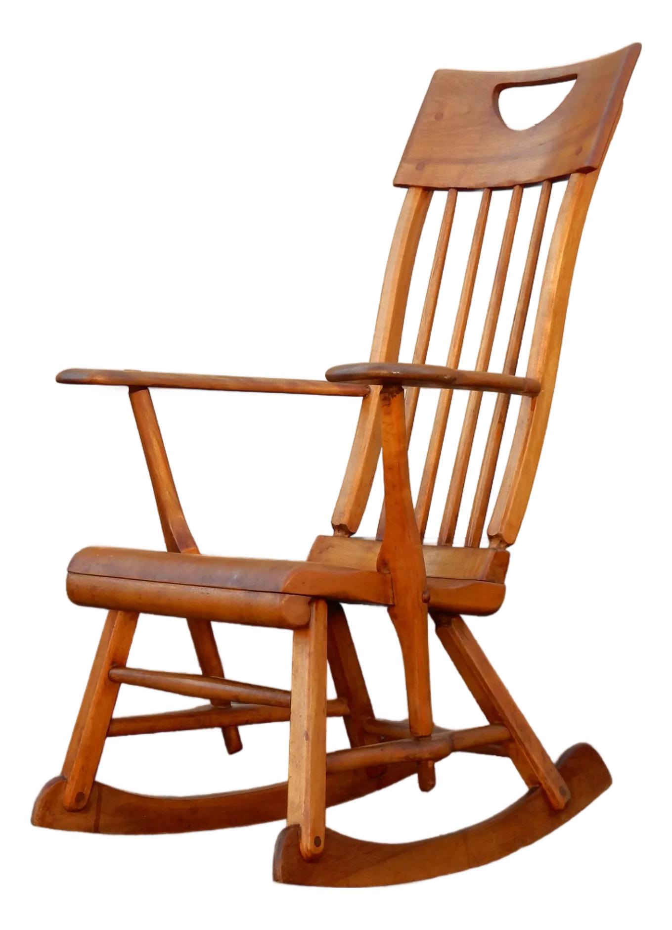 1930's Modernist Rocking Lounge Chair by Scandinavian Designer